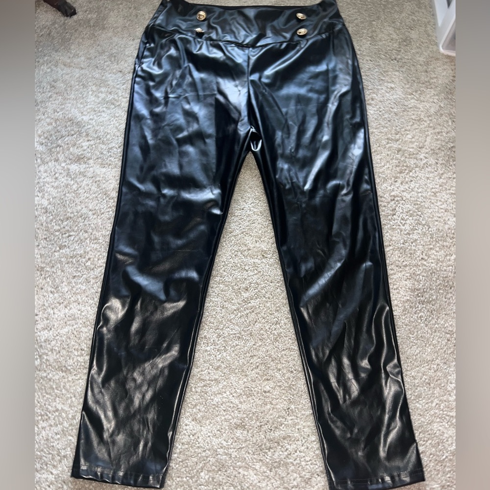 Black Leather Pants